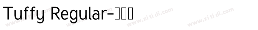 Tuffy Regular字体转换